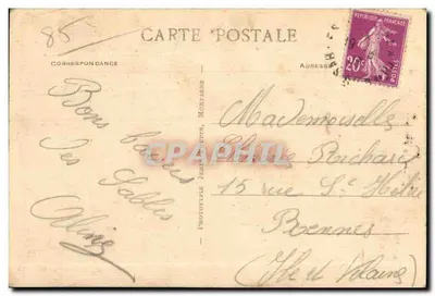 Les Sables-d'Olonne — Coiffe Sablaise — Wydawca nie widoczny, n° 118 — Rewers