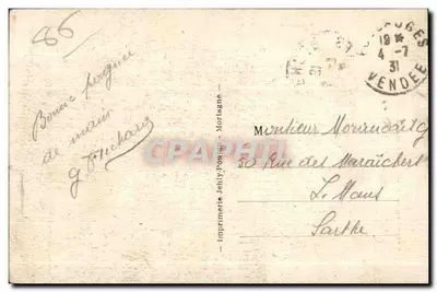 Ołtarz Świętego Fortunata z Montfort — wydawca Jehly-Poulin, nr 372 — Rewers