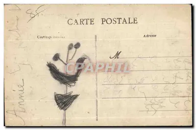 Riposo del soldato e di un angelo custode — Collection Lucien Amliaud, SaIsles-d'Olonne — Verso