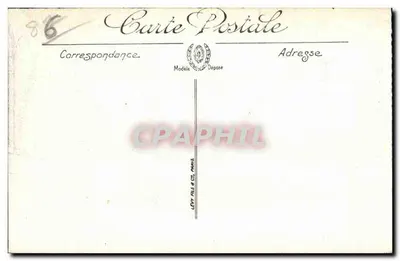 Poitiers — Gezicht van het Paleis van Justitie — N.G. — Achterkant