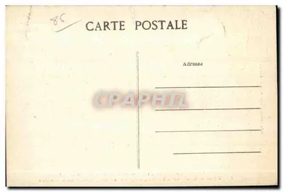 POITIERS (Vienne) — Réédification da cella de Santa Radegonda, no mosteiro de Santa Cruz — Jules Robuchon, fot. Poitiers - 1200 bis — Verso