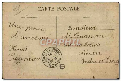 As Corridas, Nossa Senhora de Lourdes — Liré (M.-e-L.) — Edição Besnard, tabac — Verso