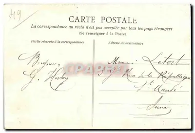 Le Plessis-Macé (M-et-L) — O Castelo (século XIV) — Editor não visível — Verso