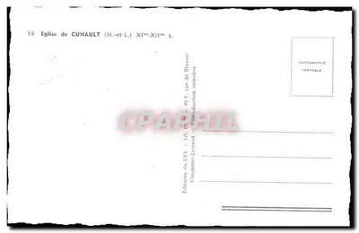 Igreja de Cunault (M.-et-L.) — Séculos XI-XII — Éditions du LYS — Verso