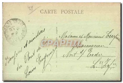 Les Ponts-de-Cé (M.-et-L.) — Paysage sur le Loiret vers l'Église Saint-Maurille — LV. phot. — Verso