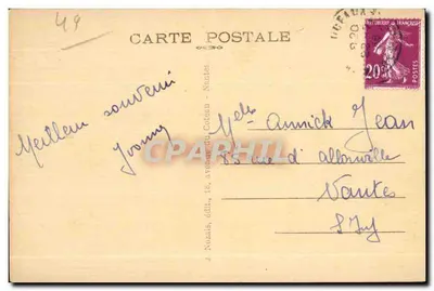 Champtoceaux (M.-et-L.) — Il Castello — Edizione Foujage - Tabacs — Verso