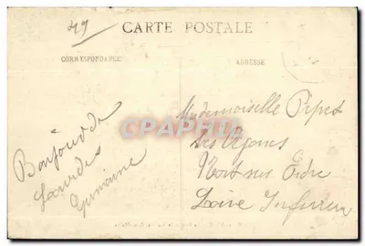 Die Grotte von Montreuil-sur-Maine — Anjou — Verlag Anjou, Nr. 1862 — Rückseite