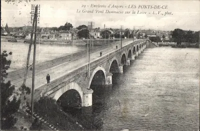 Les Ponts-de-Cé - O Grande Ponte Dumnaacus sobre o Loire — L.V., fot.