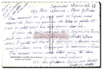 Ingrandes-sur-Loire — Il Ponte sulla Loira — Lionel — Verso