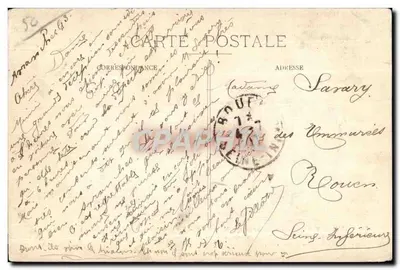 Avranches — La Pierre de Henri II — Uitgever Lib. Leprovost, n°80 — Achterkant