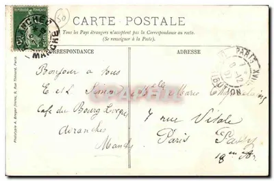 Avranches — Generał Valhubert — Zbiór M. P. Avranches — Rewers