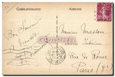 Avranches — Contraclaro sobre la Bahía del Mont Saint-Michel — LL — Reverso