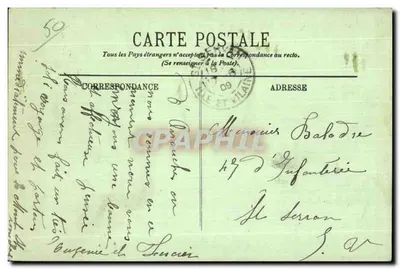 La Piedra de Enrique II — Avranches — LL. — Estudio 1 — Reverso