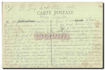 AVRANCHES (Manche) — Katedra Notre-Dame des Champs — J. Sorel, wydawca, Rennes — Rewers
