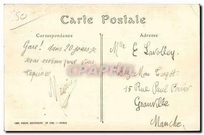 Avranches — Algemene uitzicht, opname van Saint-Jean — ND. Fot. — Achterkant