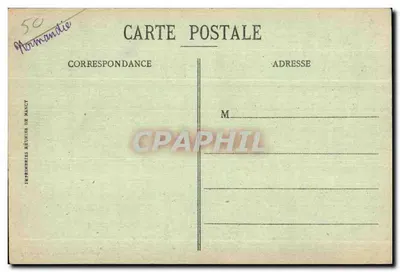 Cherbourg — Plac Napoleona — Zbiór F. C., Cherbourg, nr 62 — Rewers