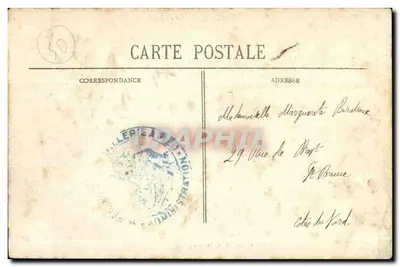 Cherbourg - Wejście do Publicznego Ogrodu — Zbiór P. B., Cherbourg — Rewers