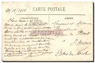 Cherbourg - Vista geral da Cidade e da Baía, tirada da Montanha do Roule - LL — Verso