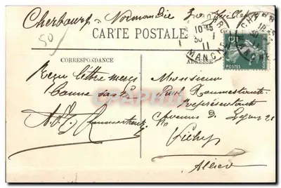 Arsenał w Cherbourg — Pamiątka z grobu Napoleona I — LL — Rewers