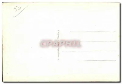Cherbourg — La Nueva Estación Marítima — A. Becquemin, edit. Cherbourg — Reverso