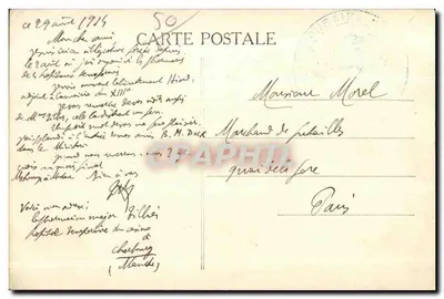 Cherbourg — L'Avant-Port i Quai de Caligny — Wydawnictwo L. Ratti, Nowości i Konfekcje, Cherbourg — Rewers