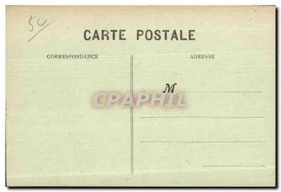 Cherbourg — O Arsenal, Direcção da Artilharia — Edição L. Ratti, Schreinerei e Confeções, Cherbourg — Verso
