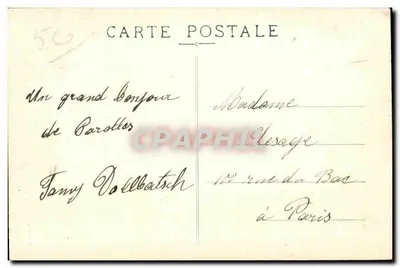 Carolles — O Porto do Lude — Editor desconhecido, n° 18 — Verso
