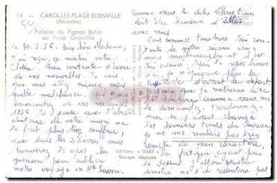 Falaise du Pignon Butor — Carollles-Plage-Edenville (Manche) — Gaby — Rewers