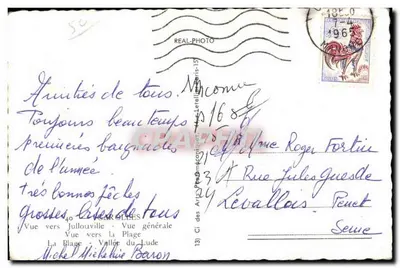 Cazolles — Widok ogólny — Wydawca: Michèle Michelin Baron — Rewers