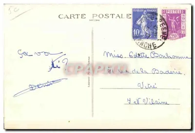 Carolles-Plage i Pointe du Lude — widok panoramiczny — wydawca Loïc, nr 5340 — Rewers