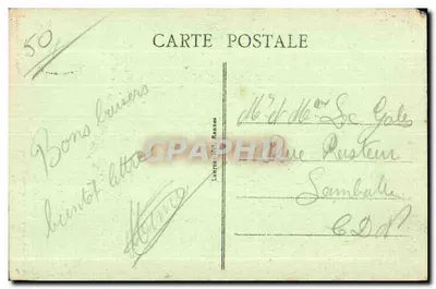 Carolles — Pequeno Caminho na Vale dos Pintores — editor desconhecido, n° 3331 — Verso