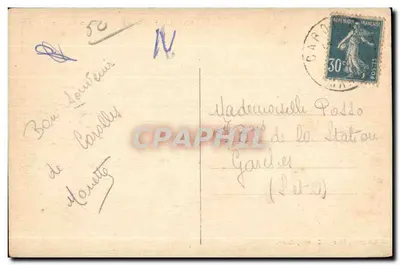 Carolles (Manche) — A Cabana Vauban — H. Gaspard, Editor — Verso