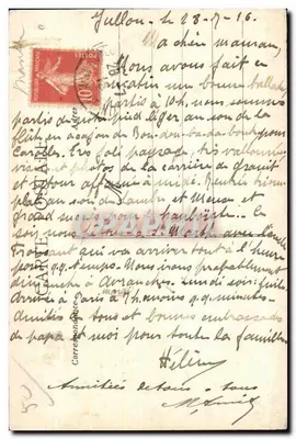 Carolles — O Ponte do Crapeux — Parisien de Juillet — Verso