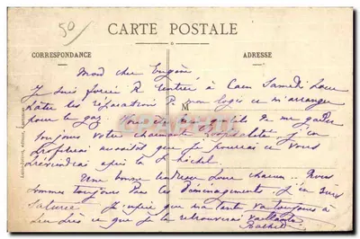 Coutances — Katedra św. Nikodema — Zbiór Bazar Coutancats, n°2 — Rewers