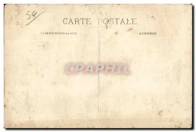Bilhete postal antigo Granville Le Port — Verso