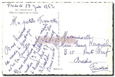 Effet van golven op de Digue — Cap Fréhel — Réal-Photo — Achterkant