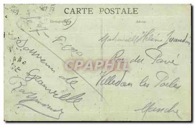 Granville - Contre-Torpilleur saindo da Écluse — R. Serrand, foto, n°182 — Verso