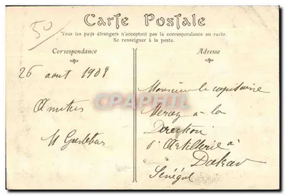 Granville — La Tranchée des Anglais — ND Phot — Verso