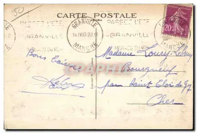 Granville — Il Normandy e il Casinò — 639 — Verso