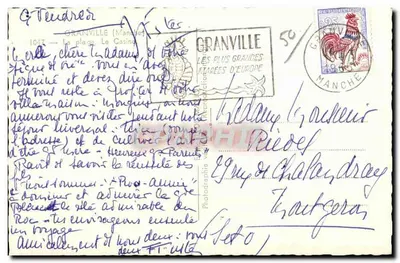 Granville — De grootste getijden van Europa — uitgever ROY — Achterkant