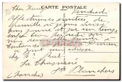 Granville — Mury Północy — Wydawnictwo A. Fesnard — Rewers