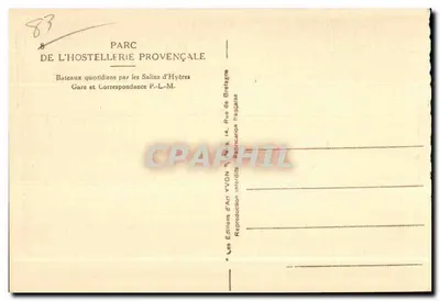 Het Herenhuis van Élène — Eiland Port-Cros (Var) — Jean d'Agrève & M. de Vogüé — Achterkant