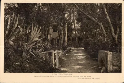 Ilha de Fort-Cros (Var) — Em direção ao Castelo de Fada: Um caminho de luz mágica para as almas — Jean d'Agrève (M. de Vogué)