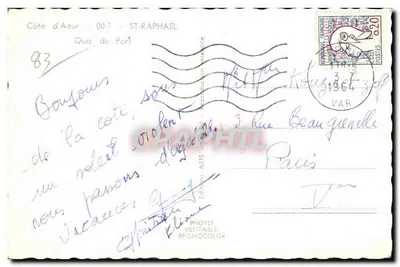 Port Saint-Raphaël — Côte d'Azur — wydawnictwo Aris — Rewers