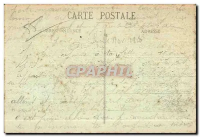 Baccarat - A Prefeitura totalmente destruída — Citadelle Antunes — Verso