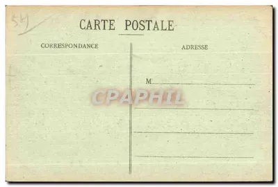 Baccarat - Rue des Ponts zniszczona przez Niemców 25 sierpnia 1914 — Grand Papier des Érissaux, P. Nicolas, w Baccarat — Rewers