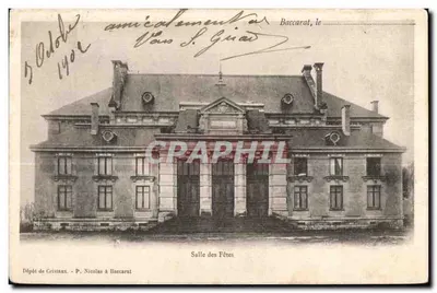 Sala das Festas em Baccarat — Depósito de Cristais, P. Nicolás — 5 Outubro 1902