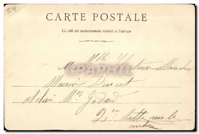 Baccarat - La Belvédère — éditeur P. Nicolai, Baccarat — Verso