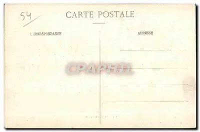 Baccarat em Ruínas — A Guerra de 1914 — Lunéville-Photo, P. R., Pl. da Igreja — Verso