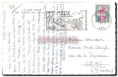 Saint-Tropez — vista generale — Les Éditions Françaises — Verso